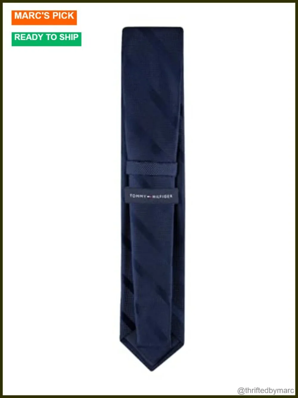 Classic Textured Tonal Stripe Tie - Polyester/Silk, Self Tie, 57